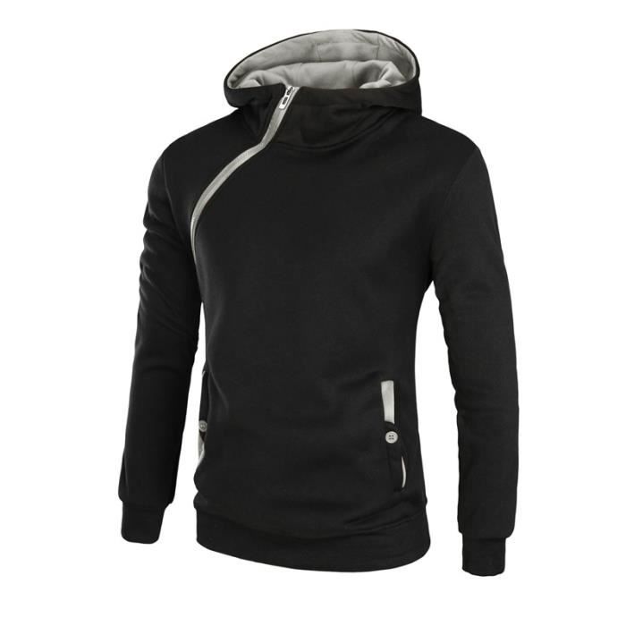 Sweat à capuche Homme sport UNI D'automne Mode Casual Vêtement