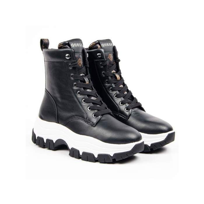 Basket femme Guess Bissonn black 39 Black Cdiscount Chaussures