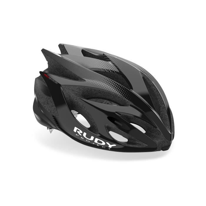 Casque vélo Rudy Project Rush - Homme - Noir - Titanium Shiny - Taille 54/58 cm