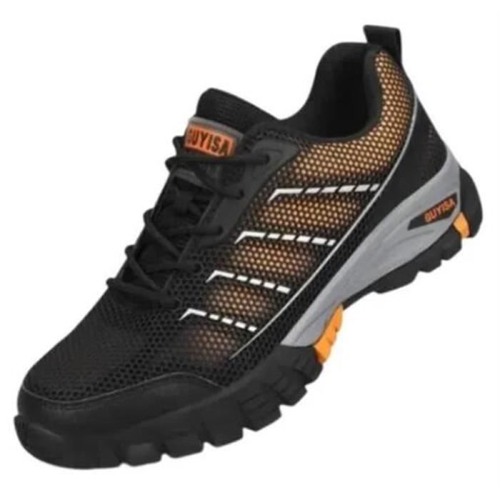 Chaussures de S?�curit?� Hommes L?�g?�re Embout Acier Antid?�rapante Antiperforation Basket de 