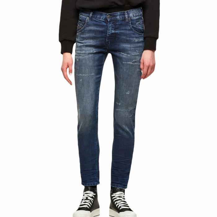Jeans Boyfriend Bleu Homme Diesel Krailey Bleu Cdiscount Pret a Porter