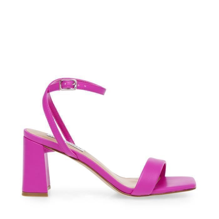 Sandales Femme Steve Madden Luxe Magenta Talons 7cm Boucle