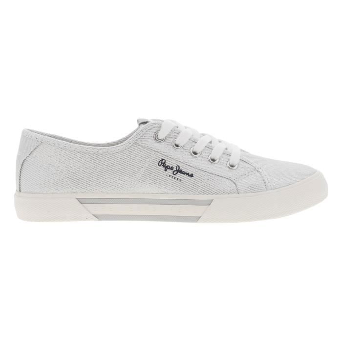 Pepe Jeans Baskets basses Pepe Jeans gris - PEPE JEANS - Femme - Lacets