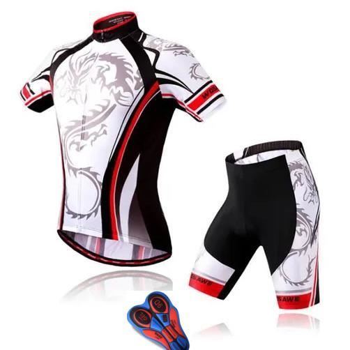 Maillot De Cyclisme Homme Manches Courtes PrEndi - Respirant, Zip Complet Et Poches