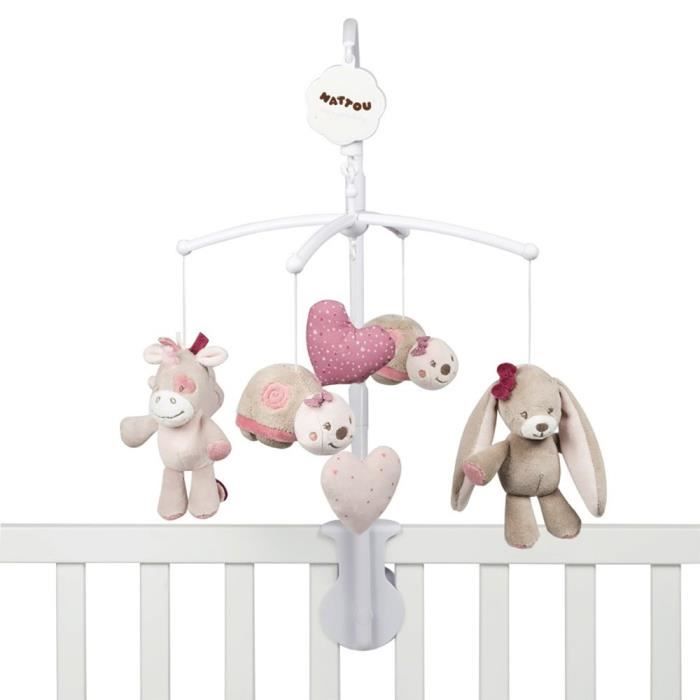 Nattou Mobile Musical Fille Rose Nina Jade Et Lili Cdiscount Puericulture Eveil Bebe Nattou Mobile Musical Fille Rose Nina Jade Et Lili Cdiscount Puericulture Eveil Bebe