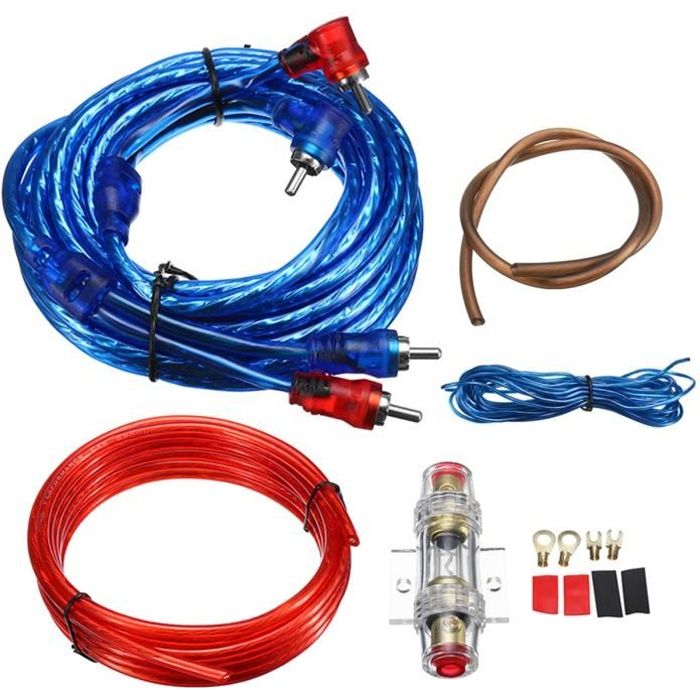 Câble électrique 50,00 mm² rouge-transparent power câble de haute qualité Courant-Câble masse 