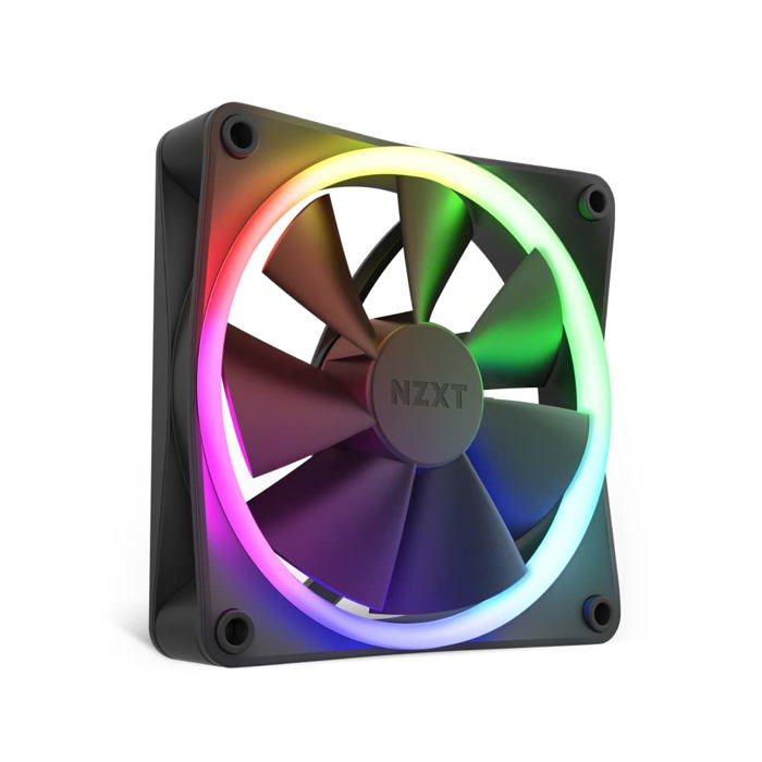 Ventilateur RGB – NZXT – RF-R12SF-B1 – 120 mm – Blanc – Refroidissement Silencieux