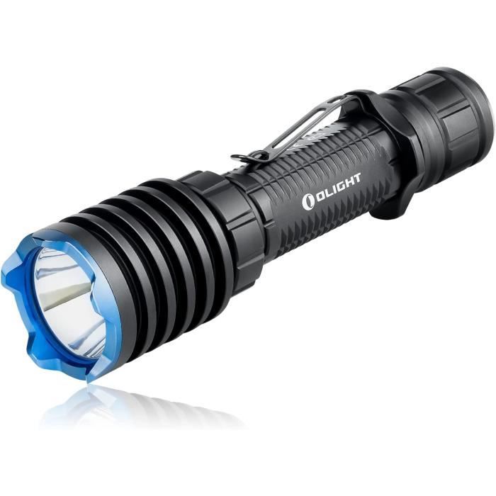 olight warrior x pro lampe de poche militaire lampe torche tactique 2100 lumens, portee de 500 metres, charge magnetique lamp