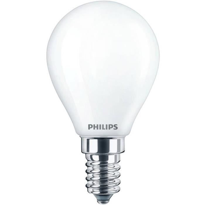 Ampoule LED - Philips Lighting 76287200 - E14 - Puissance: 6.5 W - Blanc froid - EEC: A++ (A++ - E)