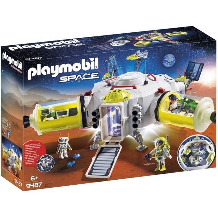 PLAYMOBIL - Station spatiale Mars - Jouet pour enfant de 6 ans et plus -  Cdiscount Jeux - Jouets
