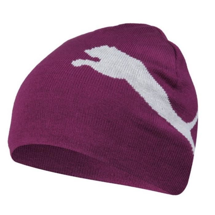 Bonnet Puma CAT Violet Homme Cdiscount Pr t Porter