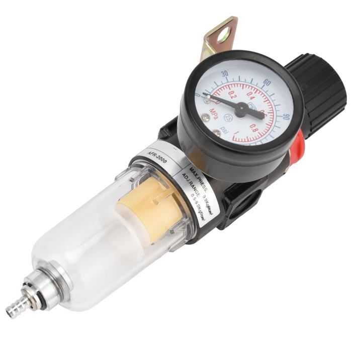 Unité De Régulation D'air Double Filtre - Régulateur Lubrifiant Avec Piège à Eau Pour Compresseur