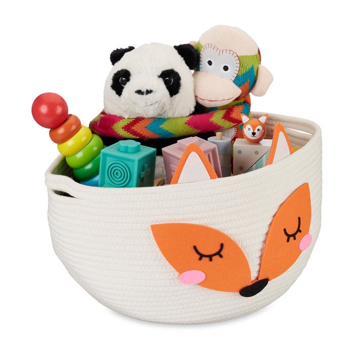 Relaxdays Panier de rangement en feutre REH pour enfants pliable HBT 24 x 27 x 18 cm Panier à jouets Marron Relaxdays Panier de rangement en feutre REH pour enfants pliable HBT 24 x 27 x 18 cm Panier à jouets Marron