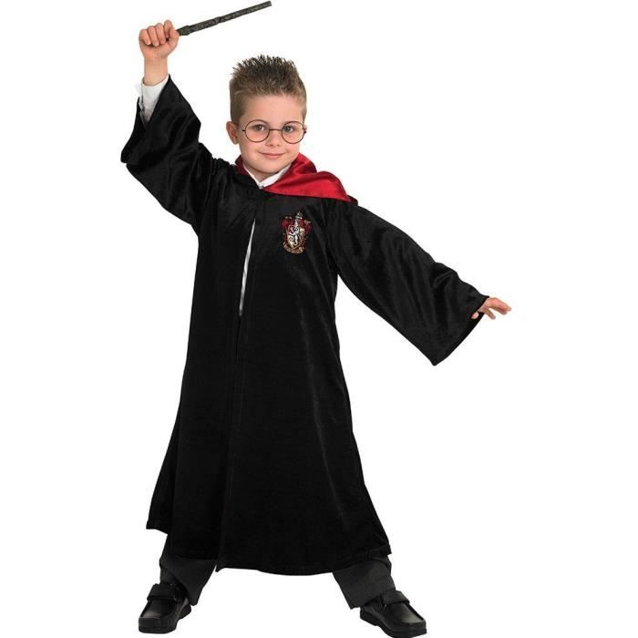 Déguisement Luxe Harry Potter - RUBIES - Enfant - Noir - Effet Satiné - Capuche