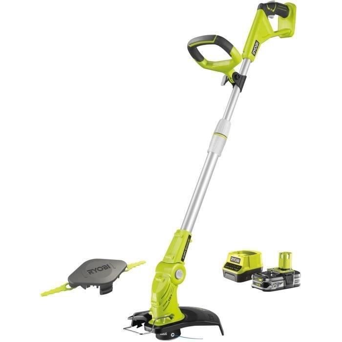 RYOBI Coupe bordures 18V ONE+ HYBRIDE Ø coupe 25 30 cm Ø fil 1 x 16 mm + batterie 25 Ah & chargeur + RAC155 RLT1831H25FPK