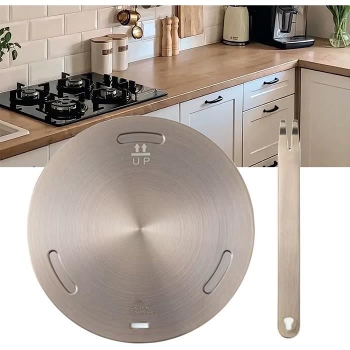 Plaque Diffuseur De Chaleur Pour Gaz - 24 Cm, Alliage Aluminium, Décongélation Rapide