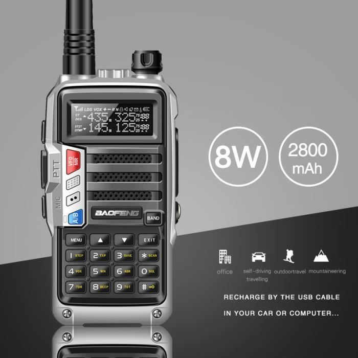 Émetteur-récepteur radio portable CB de longue portée 10W à longue