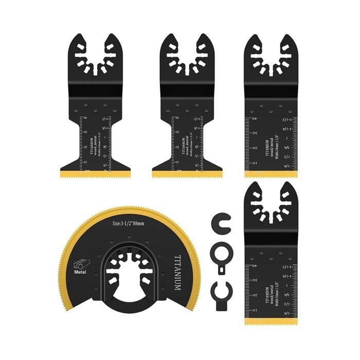 Diablo - Lames oscillantes universelles bi-métal pour bois clouté 2-1/2