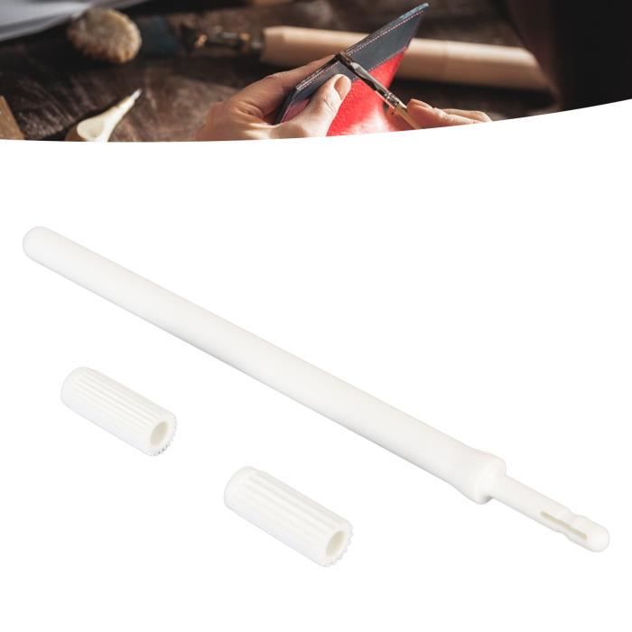 2PCS Stylo Teinture Bords Cuir - Applicateur Rouleau Précis Pour Teinture & Huilage Cuir - Outil Pro Durable
