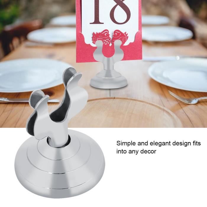 Lot De 60 Porte-Noms De Table Bronzés - Cartes De Place Pour Mariage, Banquet, Dîner - Design Élégant Double Face - 10x9 Cm