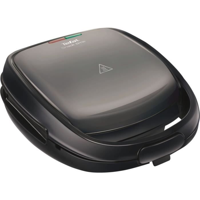 Tefal Machine à croque monsieur SW341B moule à gauffres 2 gauffre(s) Noir, Gris 700 W