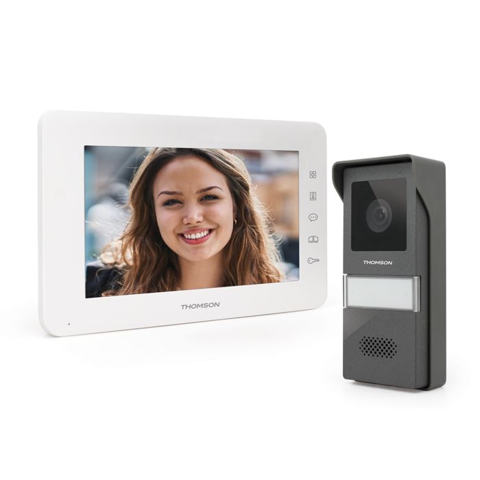 Visiophone - THOMSON - 2 fils couleur - Ecran 7 - Double commande Tili