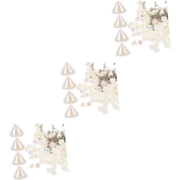 Lot De 20 Pointes Punk Rock – Rivets Cônes 7,5 X 8 Mm – Rose