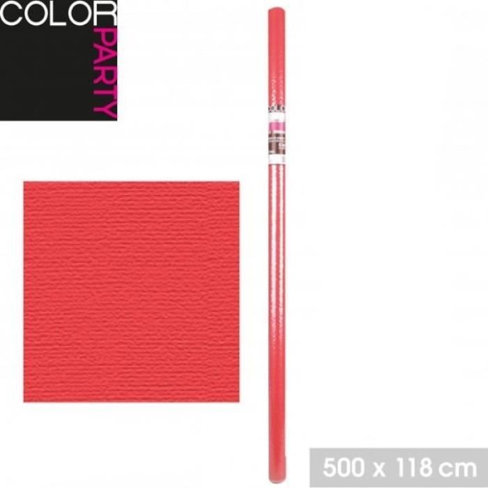 Nappe Papier Gaufré 20X1.18M Vieux Rose - FR