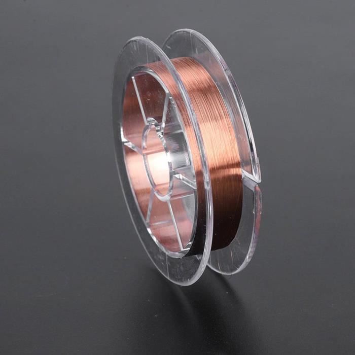 Fil De Soudure Ultra-fin 0.02mm Pour Réparation Smartphone - Cuivre Pur 120m - Idéal Puce Et Carte Mère Téléphone