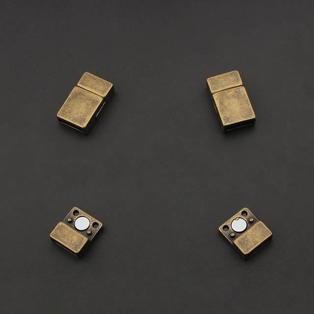 10 Fermoirs Magnétiques Pour Colliers - Or Et Argent, 5 Styles Différents