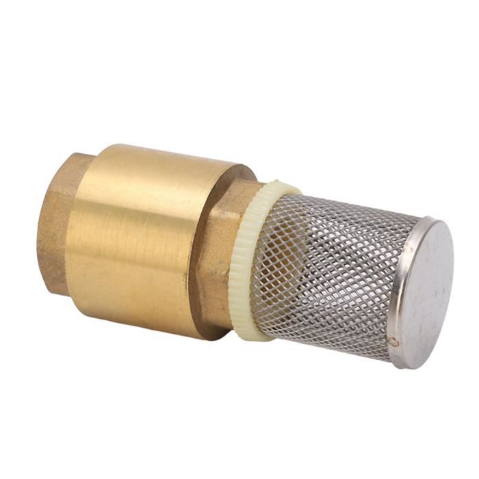 Clapet Anti-retour En Laiton G1 - Pour Eau, Huile, Gaz, étanchéité Renforcée, Longueur 99 Mm
