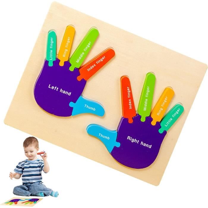 Puzzle en Bois Montessori pour Tout-Petits | Jouet Montessori pour Tout ...