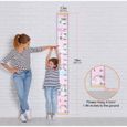 Toise murale à suspendre - Règle pour enfants - Rose - 200 x 20 cm-1