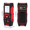Fafeicy testeur de distance Télémètre infrarouge Portable Altimètre Laser portable Mesure intérieure de haute précision (100-1
