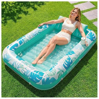 Hamac Piscine Gonflable 4-en-1 - Bouée, Siège Et Matelas Filet Pour Adulte Et Enfant (Charge Max 100kg)