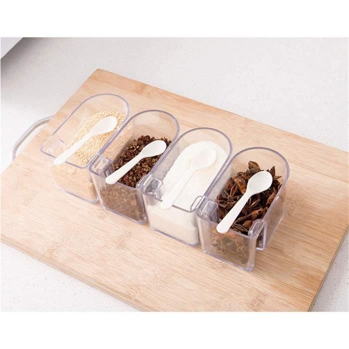Stand Up Spice Rack Cuisine Tiroir De Rangement Multicouche Assaisonnement Mur Boite D assaisonnement Rotatif Cuisine etagere A942 Cdiscount Maison