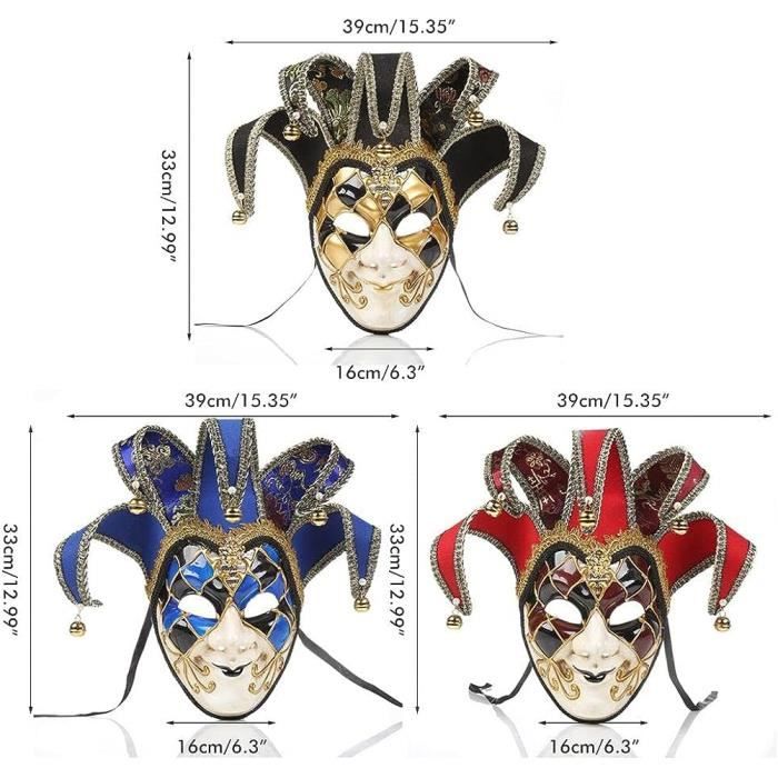 100 pièces Papper bricolage fête masque peinture créative Halloween noël  fête masque enfants femmes hommes bricolage demi-visage masques complets
