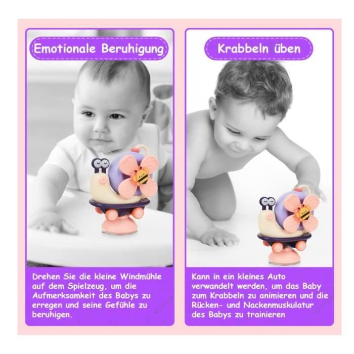 Jouet Baby Ventouse pour Chaise Haute, Eveil Jouet Bebe 6 Mois, Jeux  Montessori Sensoriel Bebe 1 An, Cadeau Enfant Fille et Garçon 7 8 9 10 11 12  Mois : : Jeux et Jouets