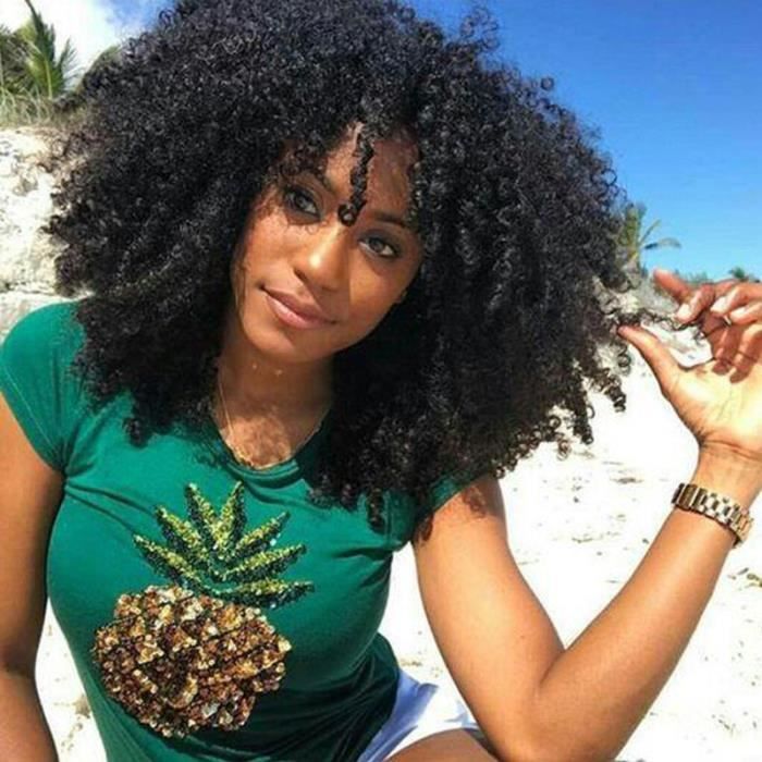 Perruque cheveux noir deals