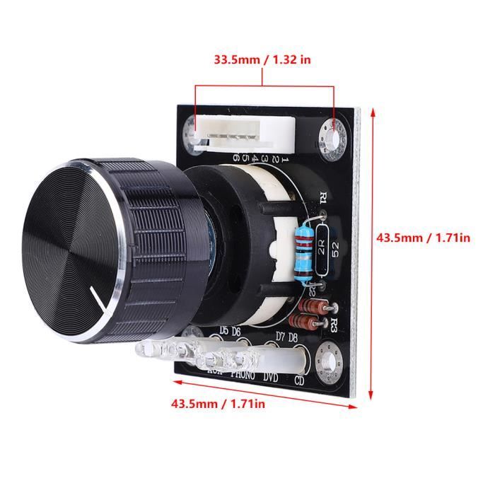 EJ.life sélecteur audio 4 voies Carte de sélection de signal audio