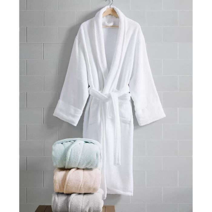 Peignoir De Bain Homme Arus - 100% Coton Éponge OEKO-TEX - Longueur Mollet/Chettoise