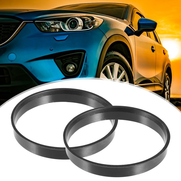 X AUTOHAUX 4pcs Bague De Centrage 73.1 à 56.1mm Jante Aluminium Alliage