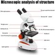 5000X microscopes binoculaires, Microscope Biologique, Haute Définition Haute Puissance Détection Expérience Scientifique, Set-2