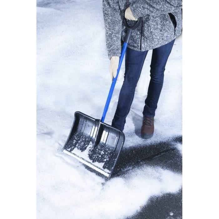 Pelle à neige avec roue solide professionnelle de poussée de main Anti  outils de nettoyage extérieur de neige de jardin - Cdiscount Jardin