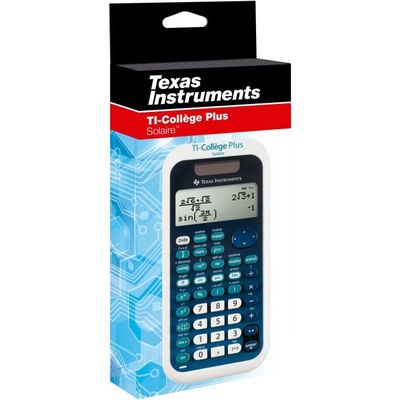 Calculatrice Texas Instruments Ti College 2 – Rouge, En Bon état De Fonctionnement