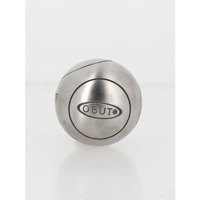 Boules Pétanque Obut Match – 73 Mm, 700 G, Strie 1, Acier Carbone Semi-Souple – Set 3 Boules + Jack + Sac