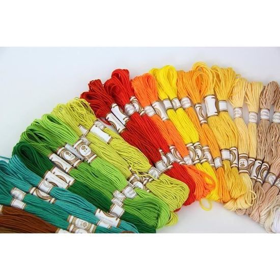 Pack de 36 écheveaux Multi-Brins de Couleurs Primaires - DMC Pack de 36 écheveaux Multi-Brins de Couleurs Primaires - DMC