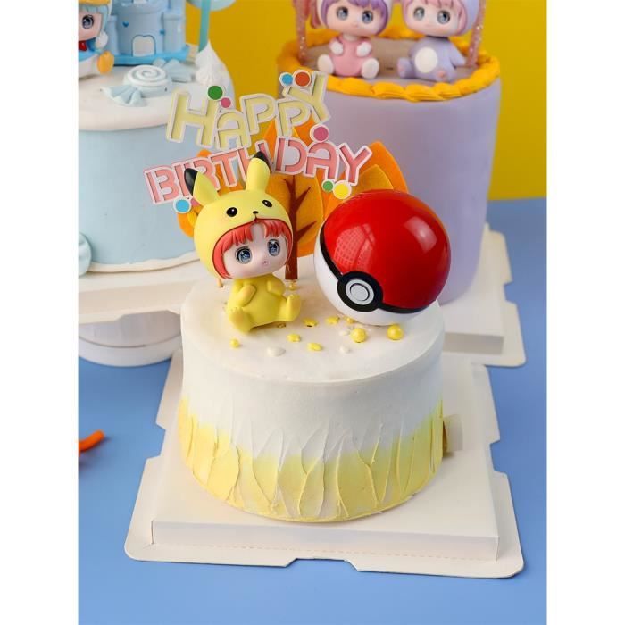 Décoration de gâteau licorne en forme d'animal de dessin animé, décoration  de Cupcake d'anniversaire pour fille et garçon, cadeau d'anniversaire pour  enfants - AliExpress