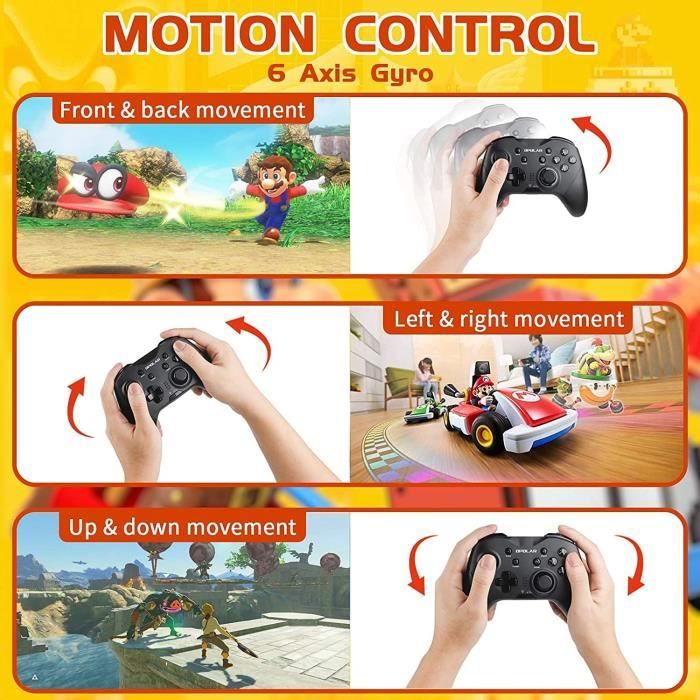Manette PC Sans Fil Pour PC Windows 7 8 10-Nintendo Switch-Android.
