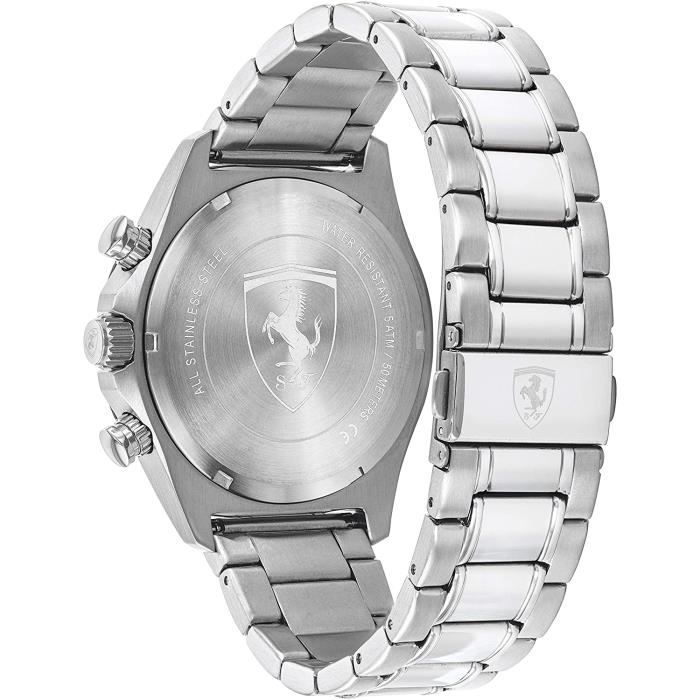 Montre homme sale ferrari bracelet acier